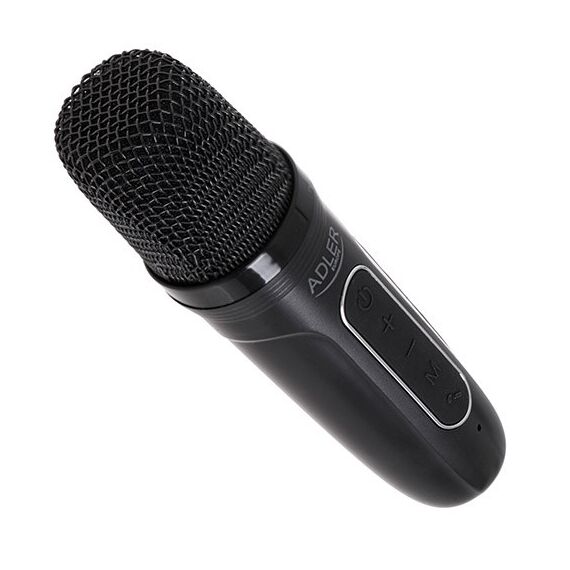 Adler AD 1199 black Karaoke speaker with microphone - SD/USB/AUX/Bluetooth | Techbox