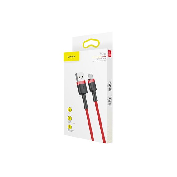 Baseus Cafule USB cable USB 2.0 0.5 m USB A USB C Red - Cables & Adapters - Cables & Accessories - Techbox