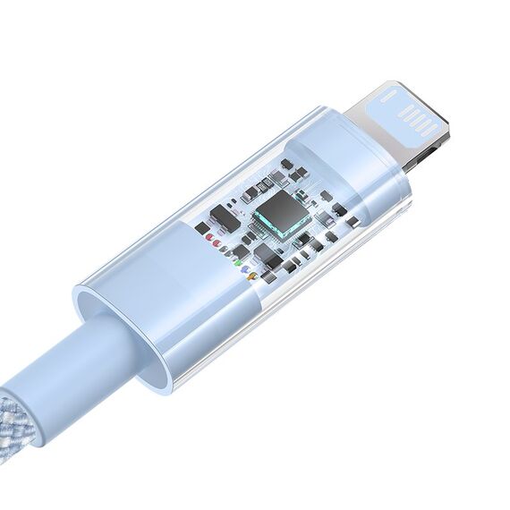Baseus Gem USB to IP 2.4A fast charging cable 1 m Blue - Cables & Adapters - Cables & Accessories - Techbox