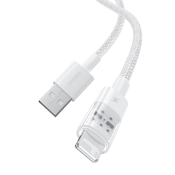 Baseus Gem USB to IP 2.4A fast charging cable 1 m White - Cables & Adapters - Cables & Accessories - Techbox