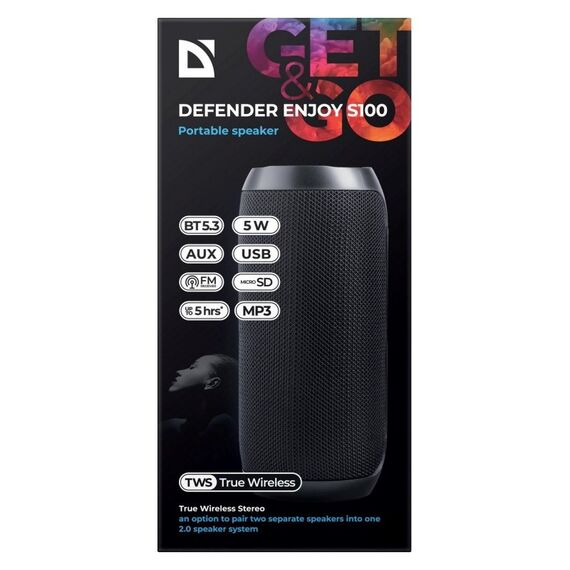 BLUETOOTH SPEAKER DEFENDER S100 5W | Techbox