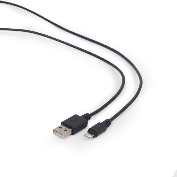 Gembird CC-USB2-AMLM-1M lightning cable Black | Techbox