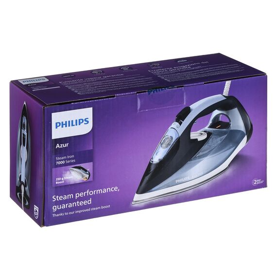 Philips 7000 series DST7020/20 HV Steam Iron Louros/Cotton Blue - Steam Irons - Home - Techbox