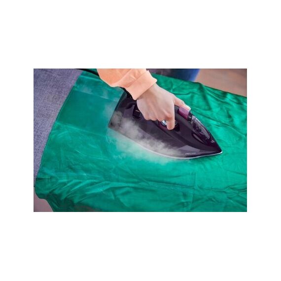 Philips 7000 series DST7061/30 iron Steam iron SteamGlide Elite soleplate 3000 W Purple | Techbox