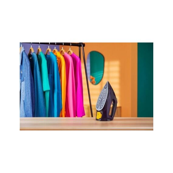 Philips 7000 series DST7061/30 iron Steam iron SteamGlide Elite soleplate 3000 W Purple | Techbox