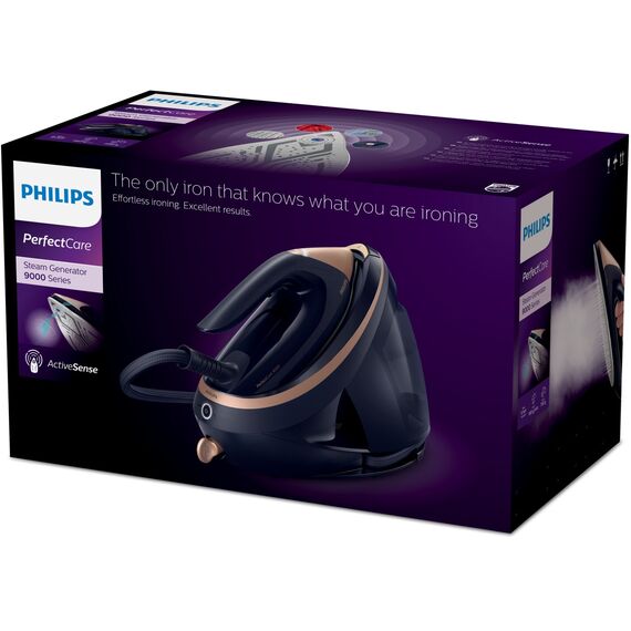 Philips PSG9050/20 steam ironing station 3100 W 1.8 L SteamGlide soleplate Black | Techbox