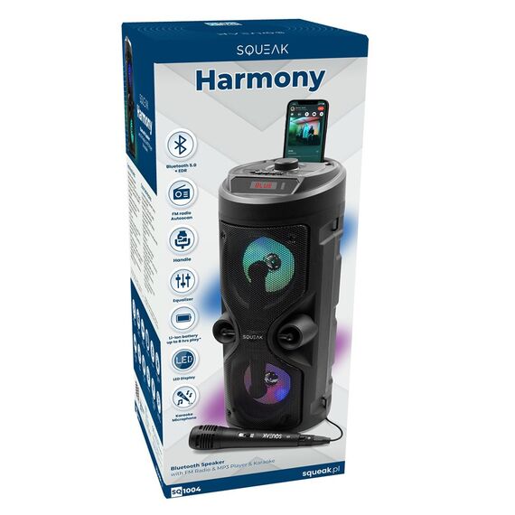 SQUEAK KARAOKE SPEAKER HARMONY BT 5.0 SQ1004 | Techbox