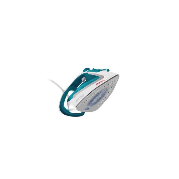 Tefal EasyGliss Plus FV5718 iron Dry & Steam iron Durilium soleplate 2400 W Turquoise, White - Steam Irons - Home - Techbox
