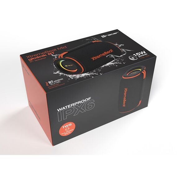 Tracer XtremeBeat TWS Portable Bluetooth Speaker Black 15 W | Techbox