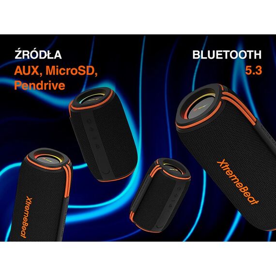 Tracer XtremeBeat Ultra TWS Portable Bluetooth Speaker Black 25 W | Techbox