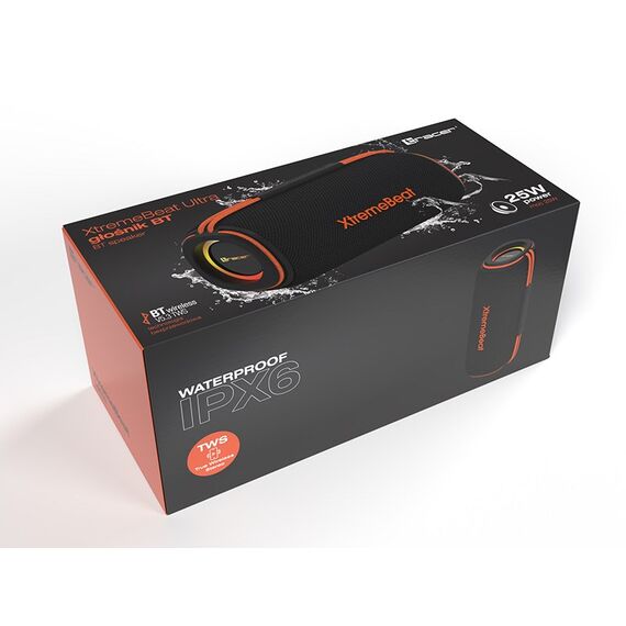Tracer XtremeBeat Ultra TWS Portable Bluetooth Speaker Black 25 W | Techbox