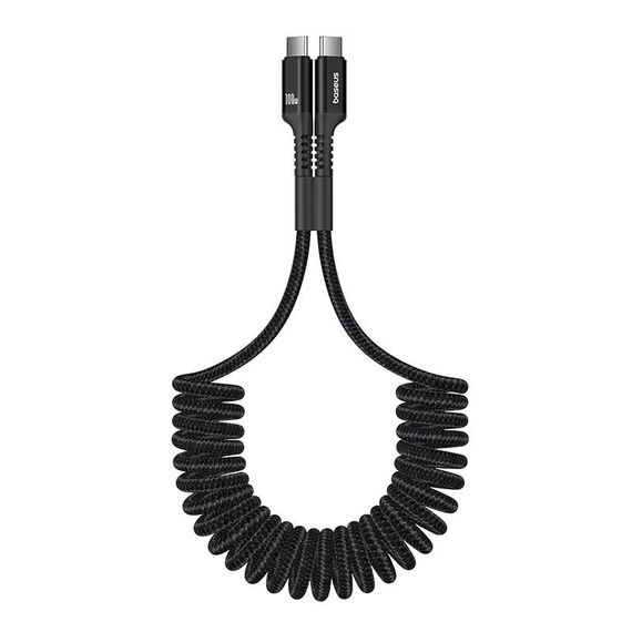 Baseus Fish-Eye USB C to USB C fast charging cable 1 m 100 W Black - Cables & Adapters - Cables & Accessories - Techbox