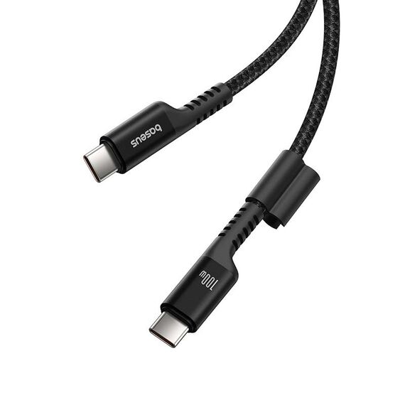 Baseus Fish-Eye USB C to USB C fast charging cable 1 m 100 W Black - Cables & Adapters - Cables & Accessories - Techbox