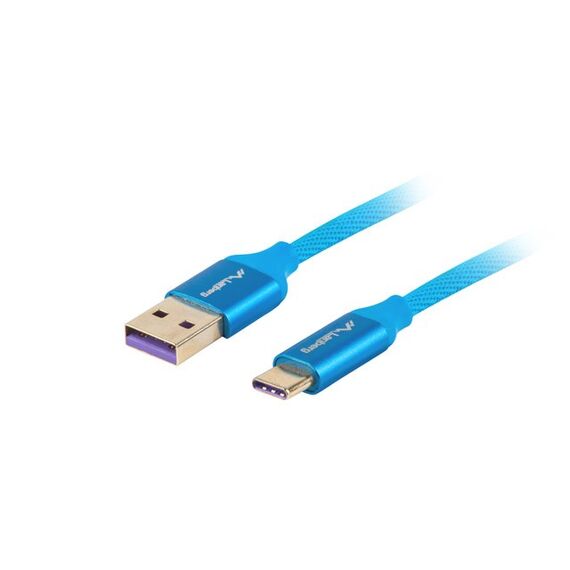Lanberg CA-USBO-21CU-0010-BL USB cable USB 2.0 1 m USB A USB C Blue | Techbox