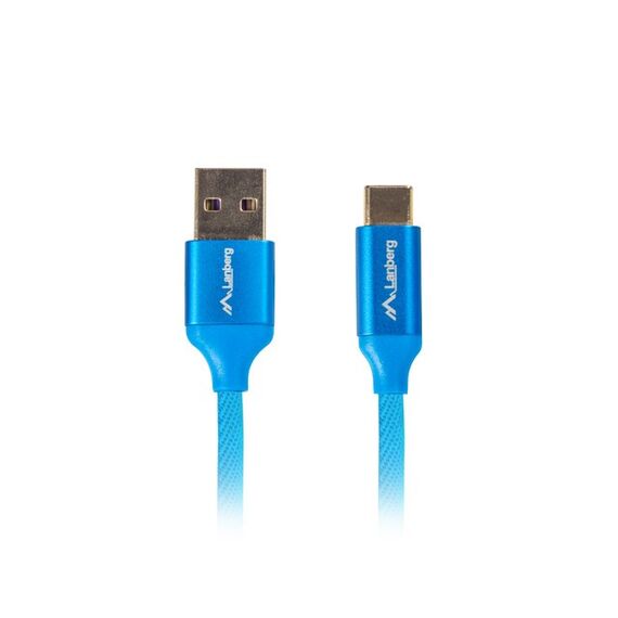 Lanberg CA-USBO-21CU-0010-BL USB cable USB 2.0 1 m USB A USB C Blue | Techbox