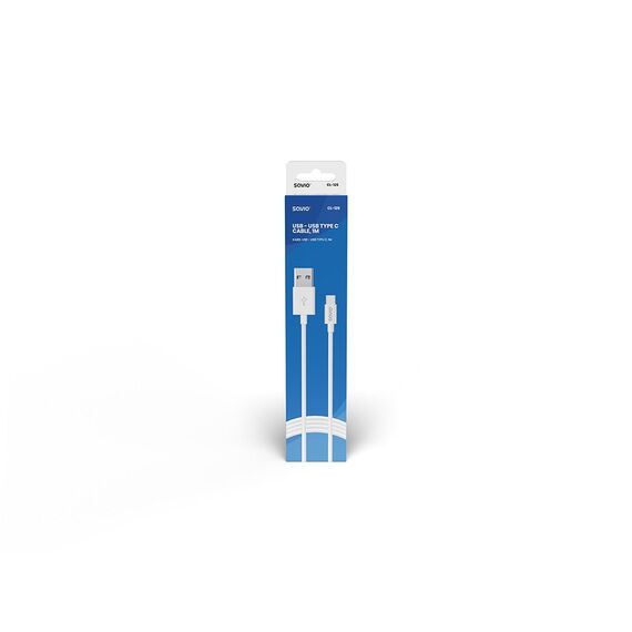 Savio CL-125 USB cable USB 2.0 1 m USB A USB C White | Techbox