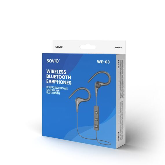 Savio WE-03 Wireless Bluetooth Earphones | Techbox