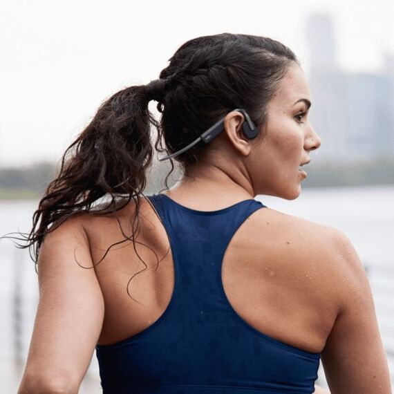 SHOKZ OpenMove Headphones Wireless Neck-band Sports Bluetooth Grey - Bluetooth - Headsets - Techbox