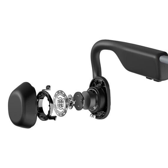 SHOKZ OpenMove Headphones Wireless Neck-band Sports Bluetooth Grey - Bluetooth - Headsets - Techbox