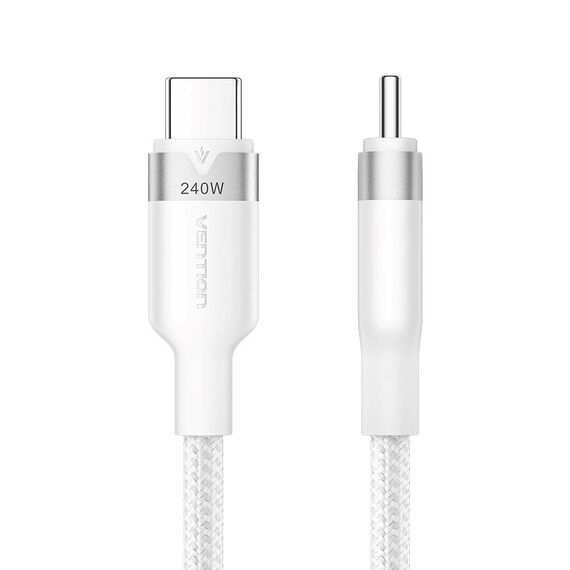 USB-C to C 2.0 Vention PD 3.1 5A 240W 2m WH cable | Techbox
