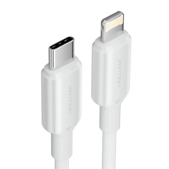 USB-C to Lightning Cable 3A 480Mbps 1m WHITE | Techbox