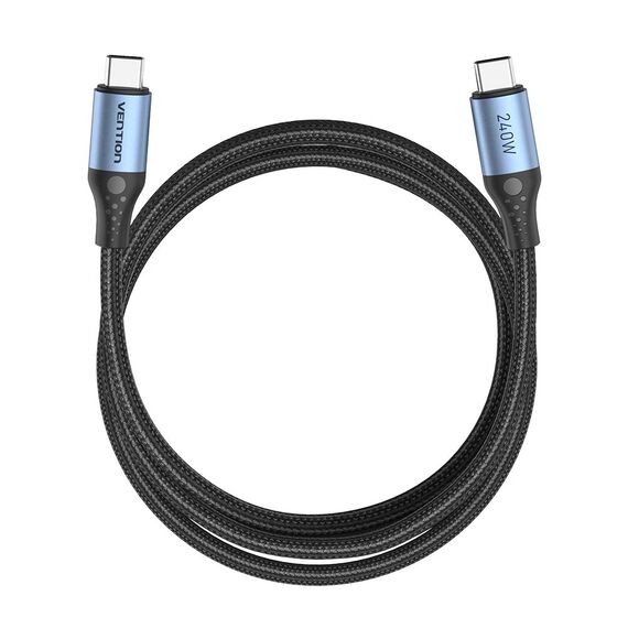 Vention USB 2.0 5A 240W 1m BLACK USB-C to C cable - Cables & Adapters - Cables & Accessories - Techbox