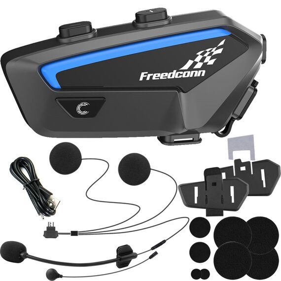 FREEDCONN FX motorcycle intercom Black | Techbox