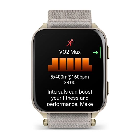 Garmin Venu X1 5.08 cm (2") AMOLED Digital 448 x 486 pixels Touchscreen Gold, Titanium Wi-Fi GPS (satellite) | Techbox