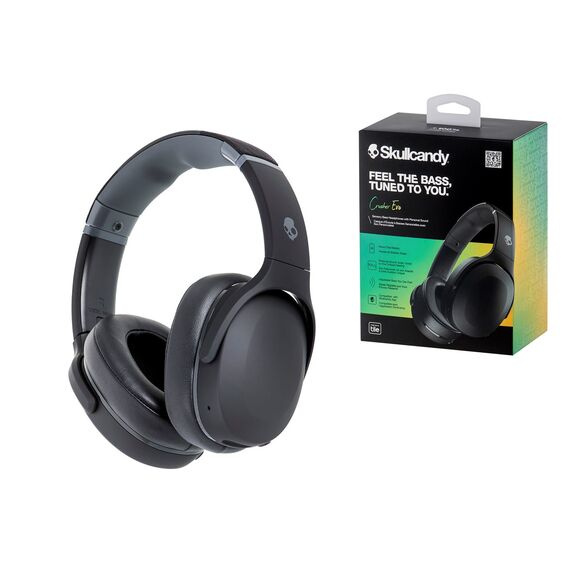 Skullcandy Crusher Evo Headset Wired & Wireless Head-band Calls/Music USB Type-C Bluetooth Black | Techbox