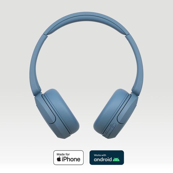 Sony WH-CH520 Headset Wireless Head-band Calls/Music USB Type-C Bluetooth Blue | Techbox