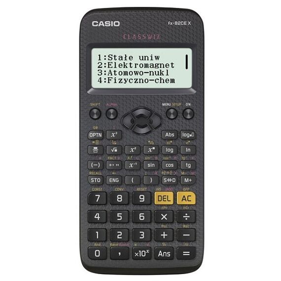 CASIO CALCULATOR SCIENTIFIC FX 82CEX BLACK, 12-DIGIT DISPLAY | Techbox