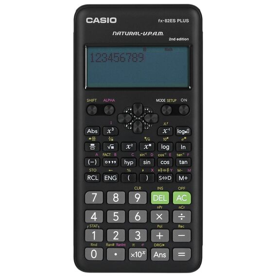 Casio FX-82ES PLUS-2 calculator Pocket Scientific Black - Various Supplies - Office Supplies - Techbox