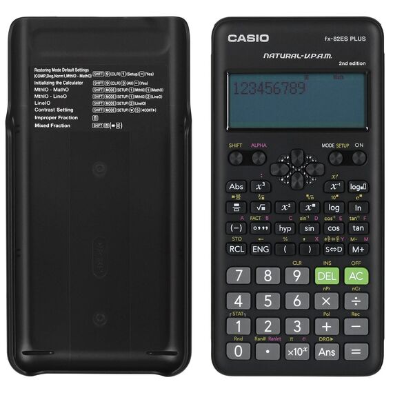 Casio FX-82ES PLUS-2 calculator Pocket Scientific Black - Various Supplies - Office Supplies - Techbox