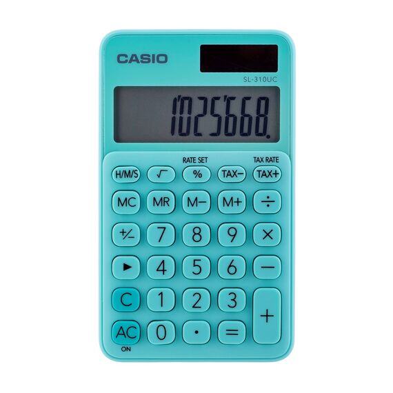 Casio pocket calculator SL-310UC-GN green - Various Supplies - Office Supplies - Techbox