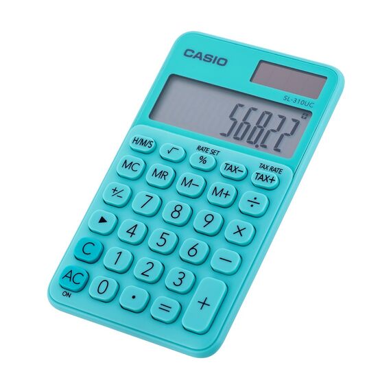 Casio pocket calculator SL-310UC-GN green - Various Supplies - Office Supplies - Techbox