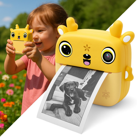 Digital kids’ camera with thermal printer SNAPI MT4108 | Techbox