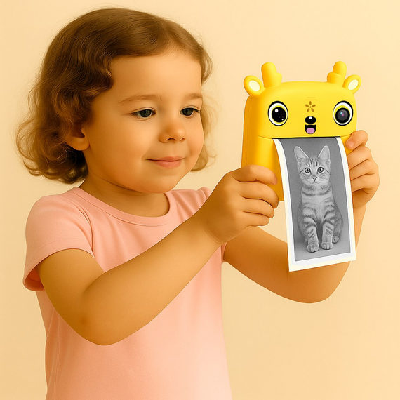 Digital kids’ camera with thermal printer SNAPI MT4108 | Techbox