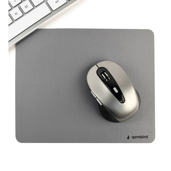 Gembird MP-S-G mouse pad, microguma, grey - MousePads - Keyboards & Mice - Techbox