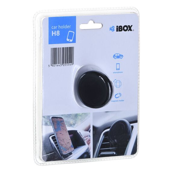 iBox H-8 Mobile phone/smartphone Black Passive holder - Smartphone Holders - Smartphones - Techbox