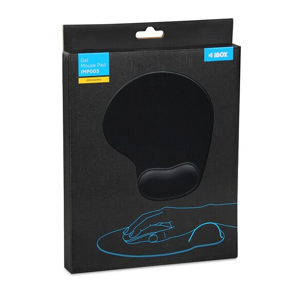 iBox MP003 Gel Pad Black - MousePads - Keyboards & Mice - Techbox