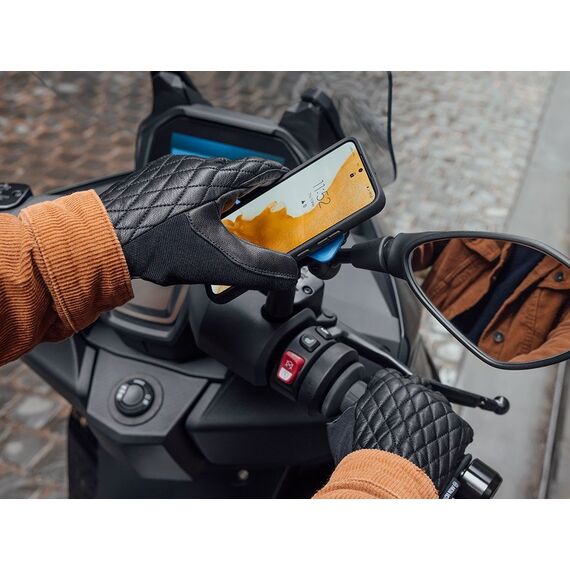 Quad Lock Mirror Mount Passive holder Mobile phone/Smartphone Black, Blue - Smartphone Holders - Smartphones - Techbox
