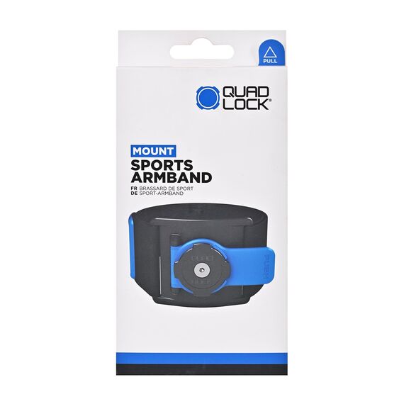 Quad Lock QLM-ARM Holder Mobile phone/Smartphone Black, Blue - Smartphone Holders - Smartphones - Techbox