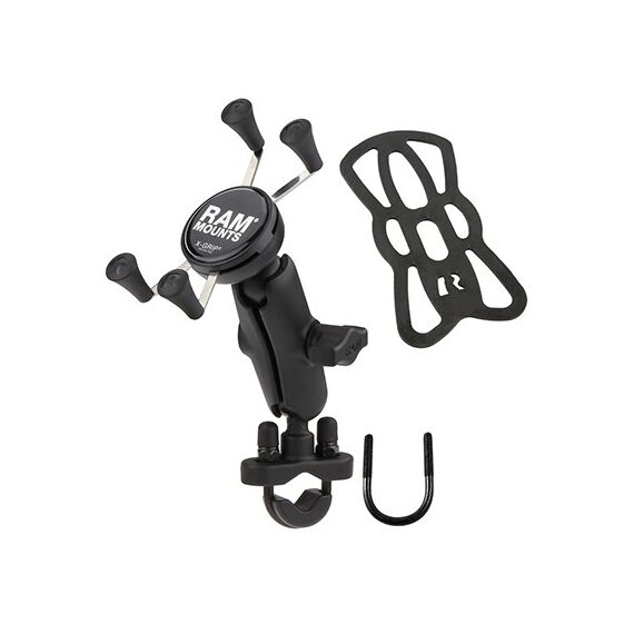 RAM Mounts X-Grip Phone Mount with Handlebar U-Bolt Base - Smartphone Holders - Smartphones - Techbox