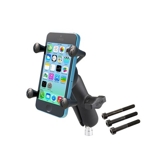 RAM Mounts X-Grip Phone Mount with Motorcycle Handlebar Clamp Base - Smartphone Holders - Smartphones - Techbox