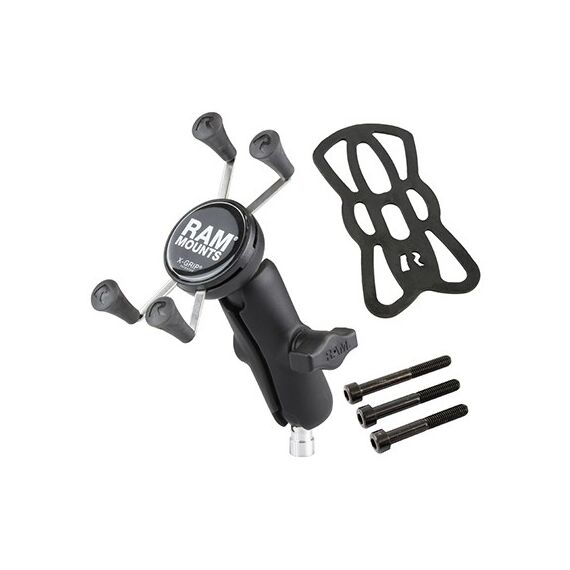 RAM Mounts X-Grip Phone Mount with Motorcycle Handlebar Clamp Base - Smartphone Holders - Smartphones - Techbox