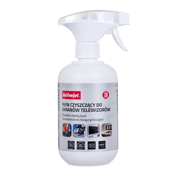 Activejet AOC-028 cleaning liquid for TV screens 500 ml - Cleaners - Consumables - Techbox