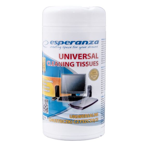 Esperanza ES105 Universal cleaning wipes - 100 items | Techbox