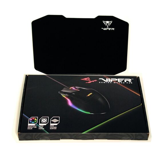 Patriot Memory Viper Black Gaming mouse pad - MousePads - Keyboards & Mice - Techbox