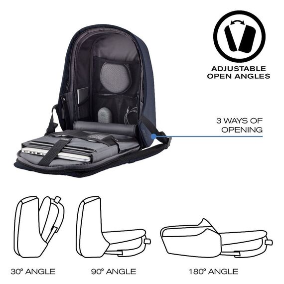 XD DESIGN ANTI-THEFT BACKPACK BOBBY HERO REGULAR NAVY P/N: P705.295 | Techbox