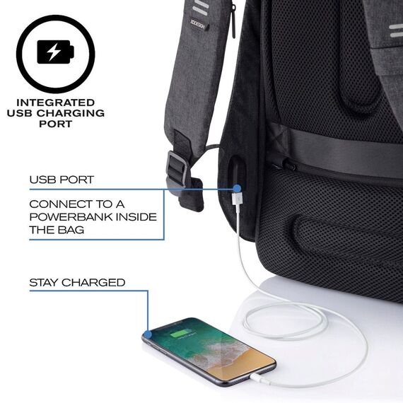 XD DESIGN ANTI-THEFT BACKPACK BOBBY HERO SMALL BLACK P/N: P705.701 - Travelling - Hobbies - Techbox